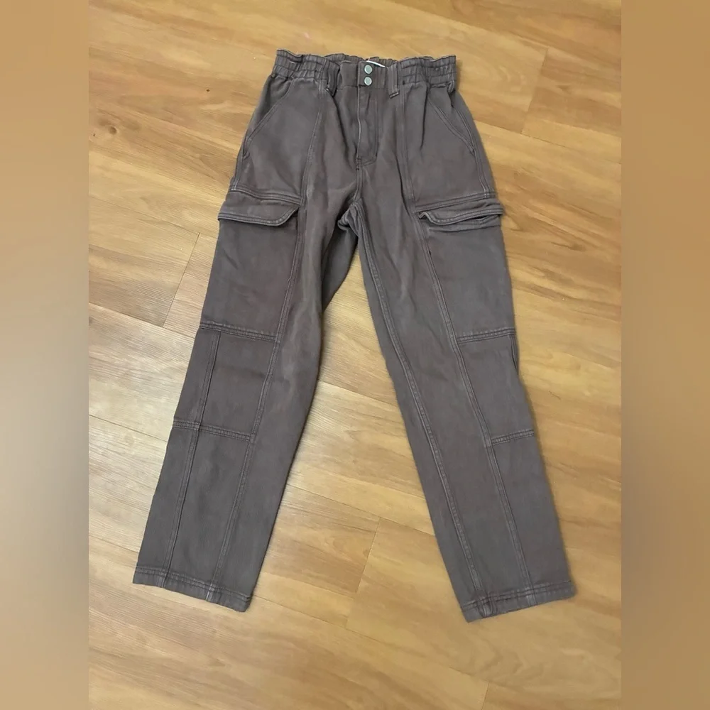 PacSun Brownie Utility Cargo Pants with an elastic waist Size S - Picture 3 of 5